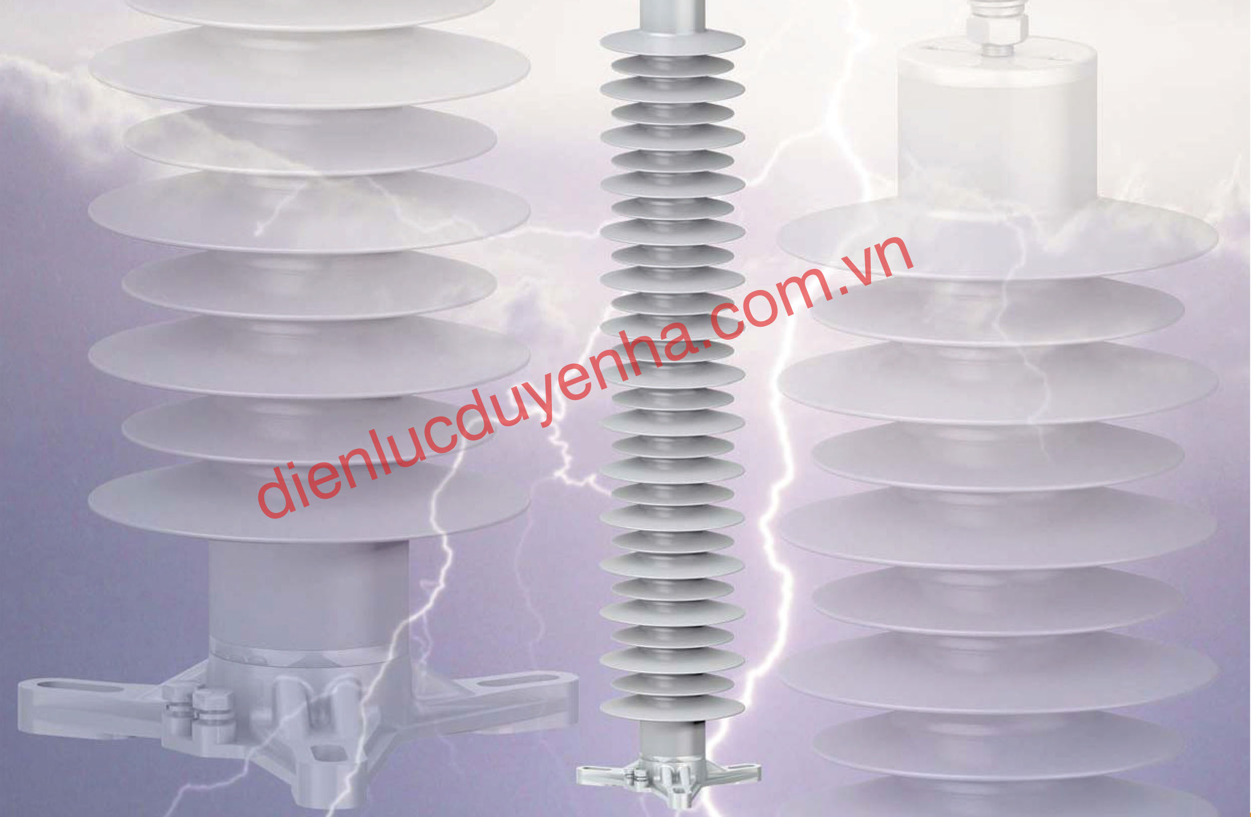 High Voltage Single Column Polymeric Surge Arresters