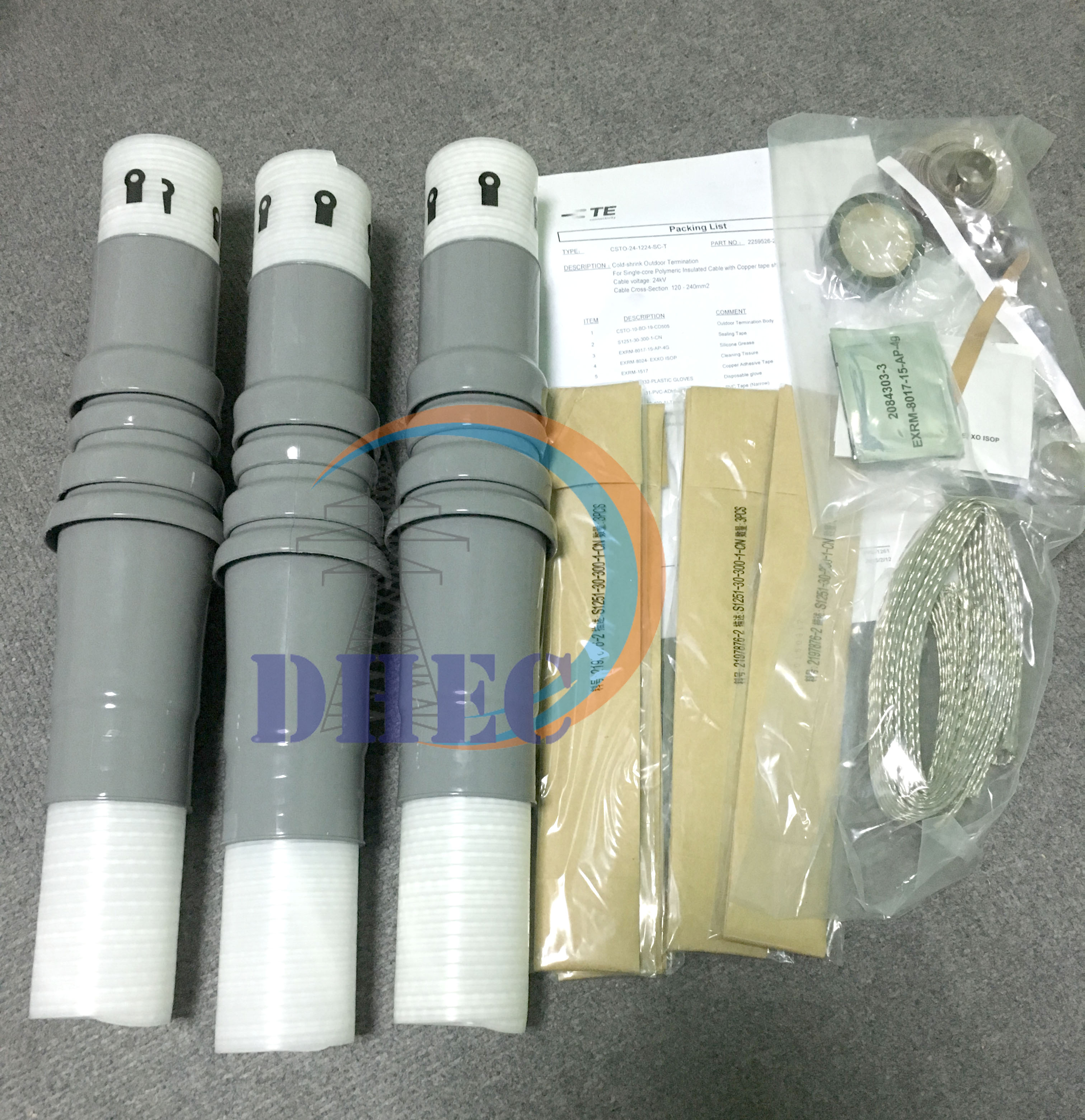 CSTO-Đầu cáp co nguội ngoài trời 24kV